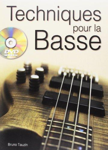 Tauzin Bruno Techniques Pour La Basse Bass Guitar Book/Dvd French