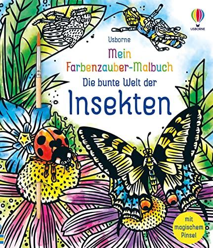 Mein Farbenzauber-Malbuch: Die bunte Welt der Insekten: Buch inklusive Pinsel – ab 6 Jahren – nur Wasser nötig (Meine Farbenzauber-Malbücher)