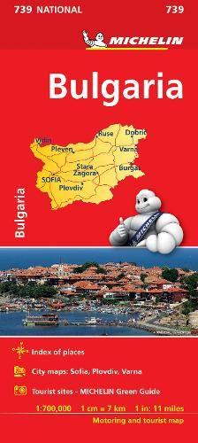 Bulgaria - Michelin National Map 739 (Mapas National Michelin)