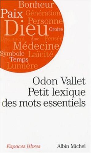 Petit lexique des mots essentiels