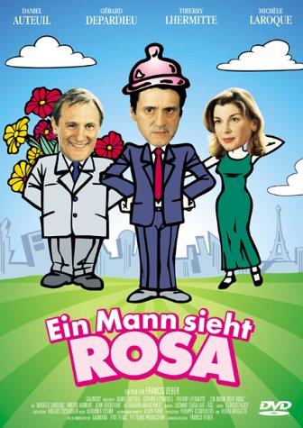 Ein Mann sieht rosa