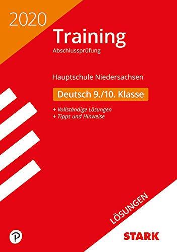 STARK Lösungen zu Training Abschlussprüfung Hauptschule 2020 - Deutsch 9./10. Klasse - Niedersachsen