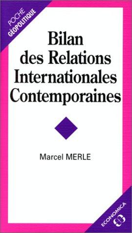 Bilan des relations internationales contemporaines