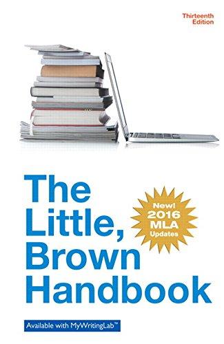 The Little Brown Handbook: Mla Update Edition