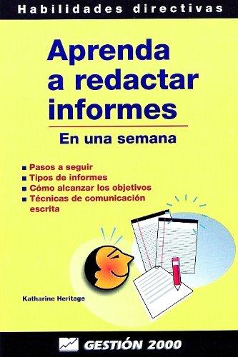 Aprenda a redactar informes (en una semana)