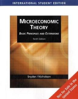 Microeconomic Theory: Basic Principles and Extensions: With Economic Applications and Infotrac