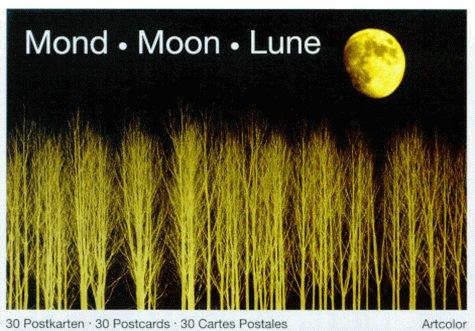 Mond /Moon /Lune. 30 Postkarten /30 Postcards /30 Cartes Postales