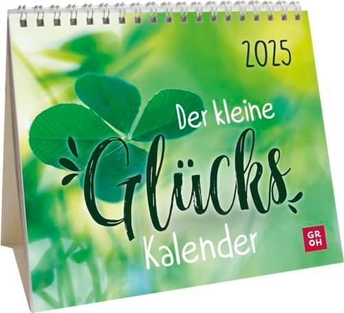 Mini-Kalender 2025: Der kleine Glückskalender: Mini-Monatskalender. Kleiner Tischkalender zum Aufstellen mit Monatskalendarium