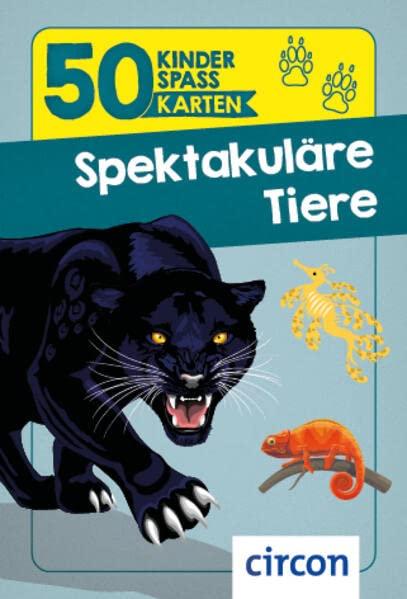 Spektakuläre Tiere (50 Kinderspaßkarten)