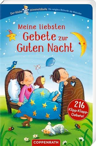 Meine liebsten Gebete zur Guten Nacht: 216 Klipp-Klapp-Gebete: 216 Kindergebete für den Abend (Pappbilderbuch ab 2 mit Klipp-Klapp-Seiten) (Der kleine Himmelsbote)