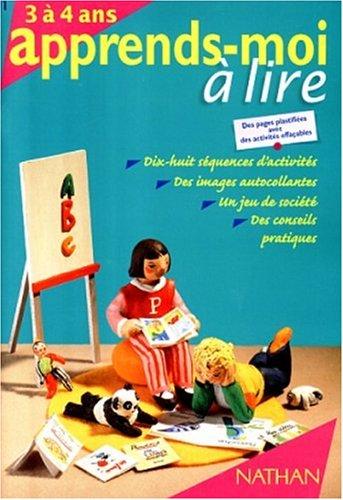 Apprends-moi à lire : 3 à 4 ans