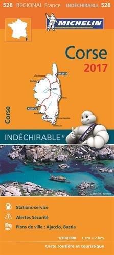 CORSE 17528 CARTE MICHELIN KAART 2017