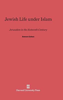 Jewish Life under Islam: Jerusalem in the Sixteenth Century