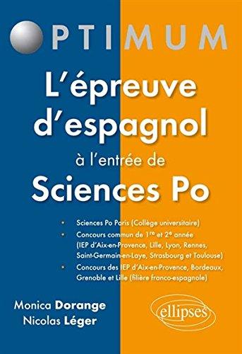 L'épreuve d'espagnol à l'entrée de Sciences Po