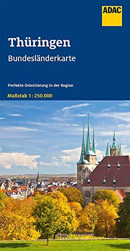 ADAC BundesländerKarte Deutschland Blatt 8 Thüringen 1:250 000 (ADAC BundesländerKarten Deutschland)