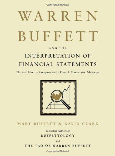 Warren Buffett and the Interpretation of Financial Statements: The Search for the Company with a Durable Competitive Advantage