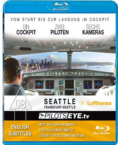 PilotsEYE.tv | Frankfurt - SEATTLE |:| Blu-ray Disc® |:| Cockpitflight Lufthansa | A330-200 | Bonus: Werftbesuch BOEING 747-800 & Museum of Flight [Blu-ray]