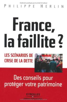 France, la faillite ? : les scénarios de crise de la dette : des conseils pour protéger votre patrimoine