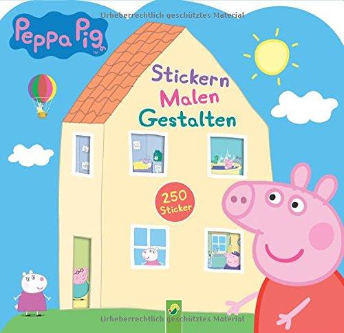 Peppa Pig Stickern Malen Gestalten: 250 Sticker