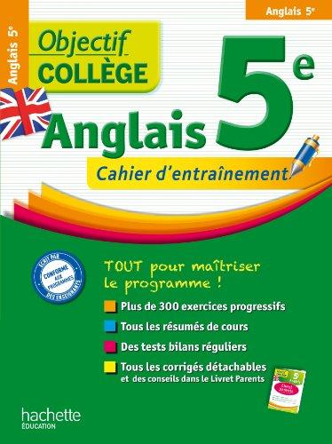 Anglais 5e : cahier d'entraînement