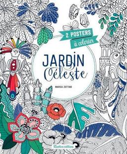 Jardin céleste : 2 posters à colorier