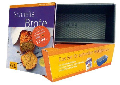 Schnelle Brote plus Backform: Küchenratgeber Schnelle Brote plus Original Kaiser Backform (GU BuchPlus)