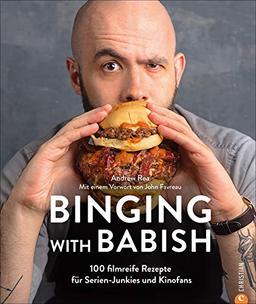 Binging with Babish - 100 filmreife Rezepte. Das Kultkochbuch zum Youtube-Kanal mit über 5 Mio. Followern. Für alle, die von „Game of Thrones“, „Harry Potter“ oder „Breaking Bad“ nicht genug kriegen.