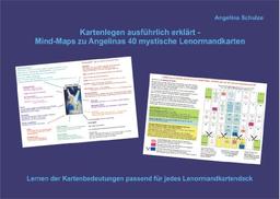 Kartenlegen ausführlich erklärt - Mind-Maps zu Angelinas 40 mystische Lenormandkarten: Lernen der Kartenbedeutungen passend für jedes Lenormandkartendeck