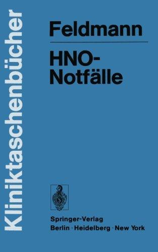 HNO-Notfälle (Kliniktaschenbücher)