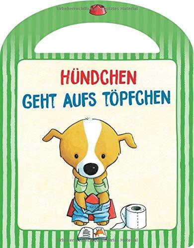 Hündchen geht aufs Töpfchen: Mit praktischem Tragegriff