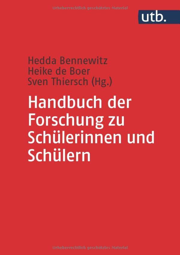 Handbuch der Forschung zu Schülerinnen und Schülern