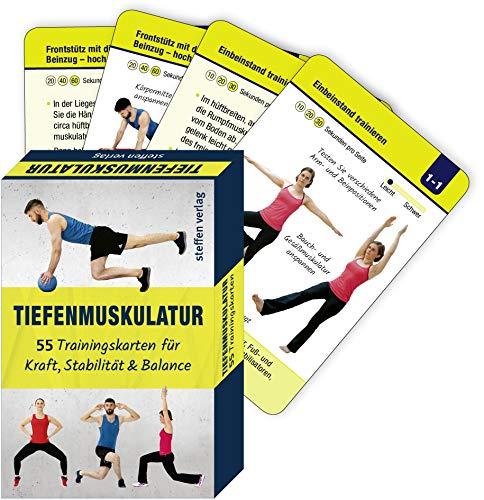 Tiefenmuskulatur: 55 Trainingskarten für Kraft, Stabilität & Balance (Trainingsreihe von Ronald Thomschke)