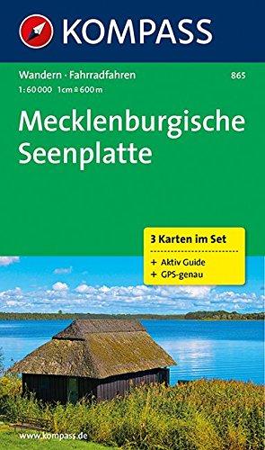 Mecklenburgische Seenplatte: Wanderkarten-Set mit Aktiv Guide in der Schutzhülle. GPS-genau. 1:60000 (KOMPASS-Wanderkarten, Band 865)