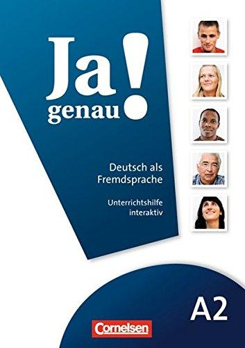 Ja genau!: Europäischer Referenzrahmen: A2 - Band 1/2 - Unterrichtshilfe interaktiv auf CD-ROM