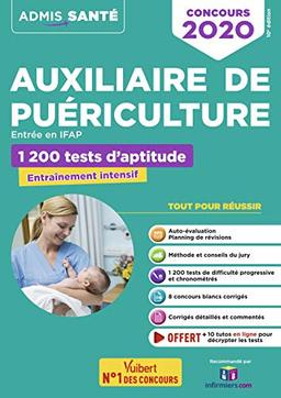 Auxiliaire de puériculture, entrée en IFAP : 1.200 tests d'aptitude : concours 2020