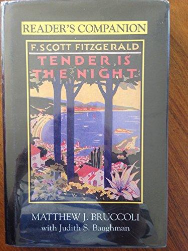 Reader's Companion to F. Scott Fitzgerald's Tender Is the Night