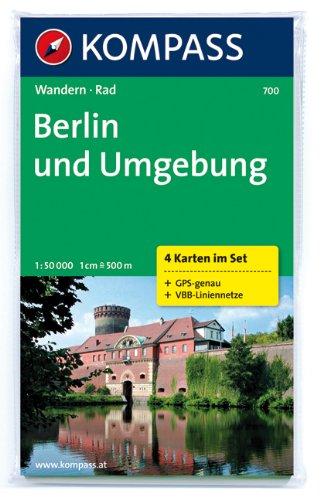 Berlin und Umgebung 1 : 50 000: Wandern / Rad. 4 Karten im Set. GPS-genau