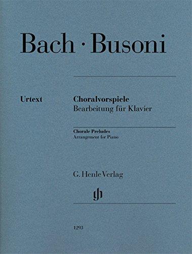 Choralvorspiele (Johann Sebastian Bach) - Bearbeitung für Klavier