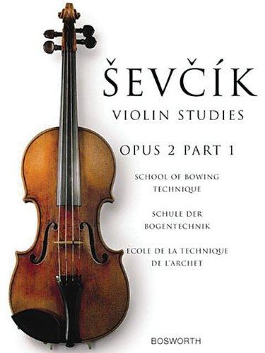 Sevcik Violin Studies. Opus 2 Part 1. Schule der Bogentechnik