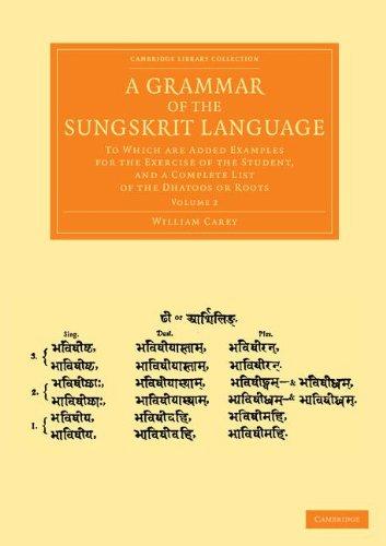 A Grammar of the Sungskrit Language 2 Volume Set: A Grammar of the Sungskrit Language: To Which Are Added Examples for the Exercise of the Student, ... Perspectives from the Royal Asiatic Society)