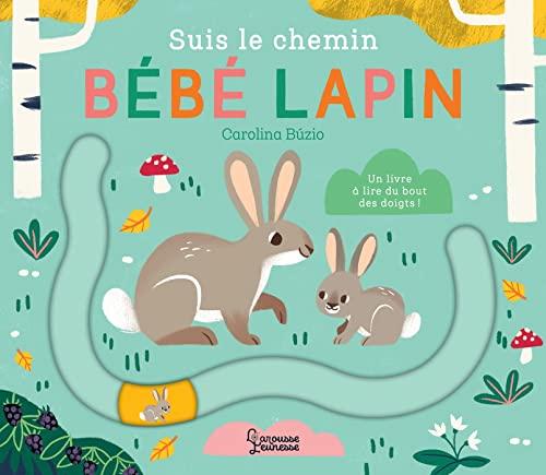 Suis le chemin bébé lapin : un livre à lire du bout des doigts !