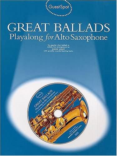 Guest Spot: Great Ballads Playalong for Alto Saxophone