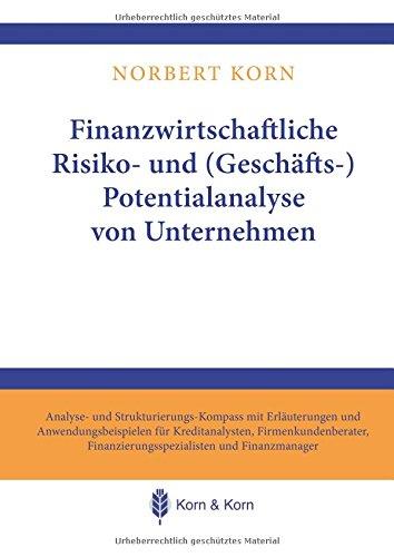 Finanzwirtschaftliche Risiko- und (Geschäfts-) Potentialanalyse von Unternehmen: Analyse- und Strukturierungs-Kompass mit Erläuterungen und ... Finanzierungsspezialisten und Finanzmanager