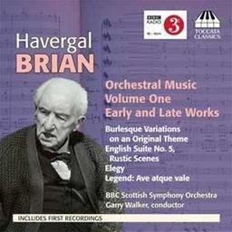 Orchestral Music, Vol.1: Burlesque Variations on an Original Theme / English Suite No. 5 / Elegy/Ave atque vale