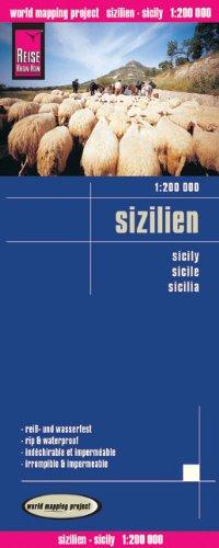 Reise Know-How Landkarte Sizilien (1:200.000): world mapping project: Kartenbild 2seitig, klassifiziertes Straßennetz, Ortsindex, GPS-tauglich, wasserfest imprägniert