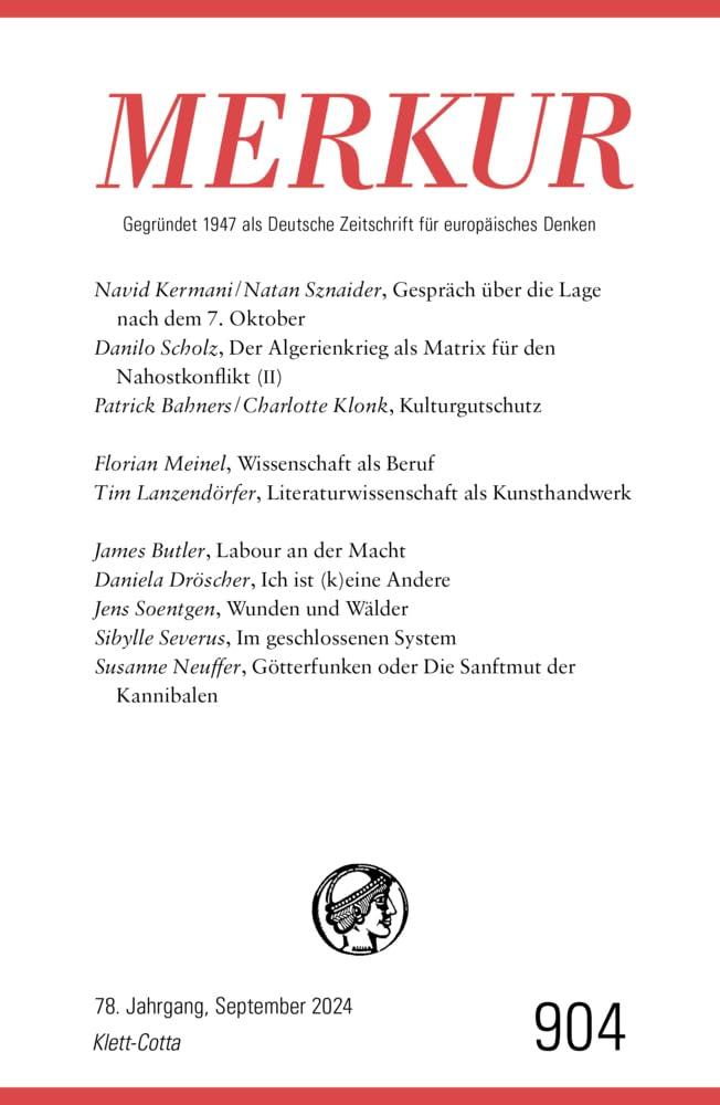 MERKUR 9/2024, Jg.78 (MERKUR: Gegründet 1947 als Deutsche Zeitschrift für europäisches Denken)