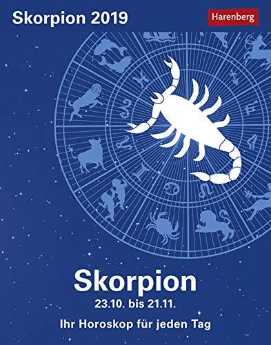 Skorpion Sternzeichenkalender 2024: Tagesabreißkalender - Ihr Horoskop für jeden Tag