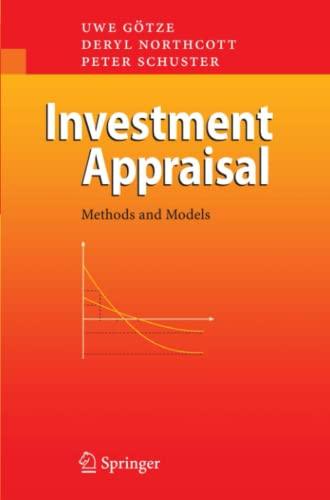 Investment Appraisal: Methods and Models