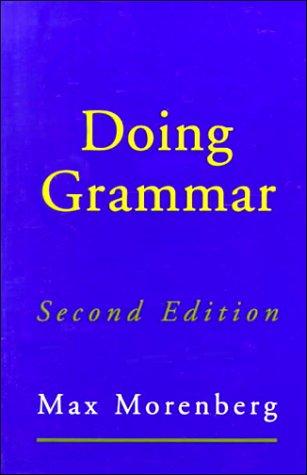 Doing Grammar