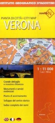 DeAgostini Stadtplan Verona, Pianta di Città; Verona, City Map